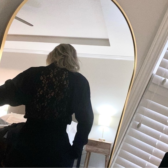 Vintage PG Collections Ginger Bort black lace back Jumpsuit - Picture 3 of 10